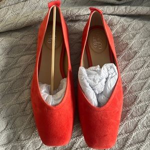 Franco Sarto suede flats